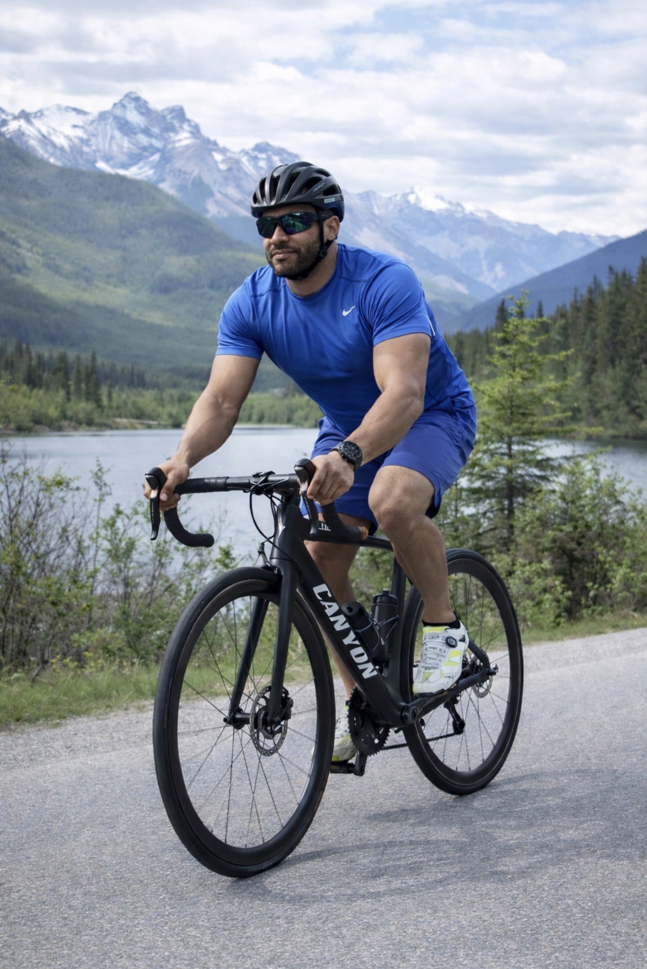 Cycling in the mountains